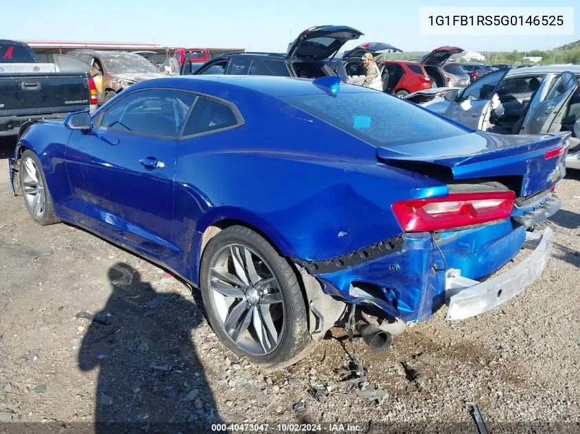 2016 Chevrolet Camaro 1Lt VIN: 1G1FB1RS5G0146525 Lot: 40473047