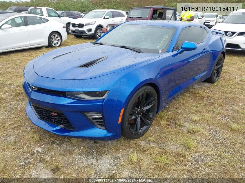 2016 Chevrolet Camaro 2Ss VIN: 1G1FG1R71G0154117 Lot: 40513782