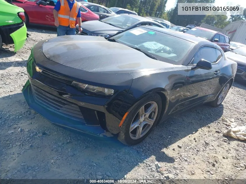 2016 Chevrolet Camaro 1Lt VIN: 1G1FB1RS1G0165069 Lot: 40534086