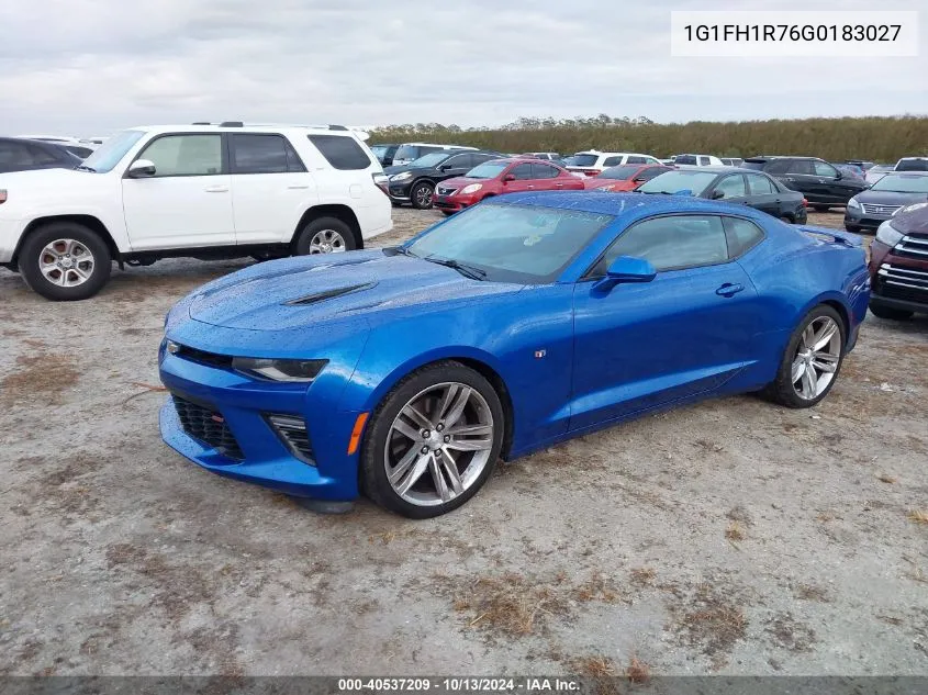 2016 Chevrolet Camaro 2Ss VIN: 1G1FH1R76G0183027 Lot: 40537209