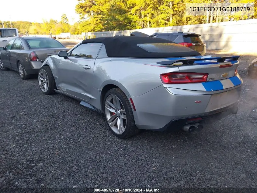 2016 Chevrolet Camaro 2Ss VIN: 1G1FH3D71G0188719 Lot: 40570728