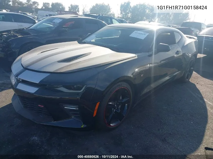 2016 Chevrolet Camaro 2Ss VIN: 1G1FH1R71G0158424 Lot: 40580826