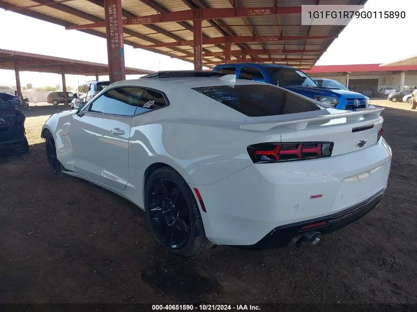 2016 Chevrolet Camaro 2Ss VIN: 1G1FG1R79G0115890 Lot: 40651590