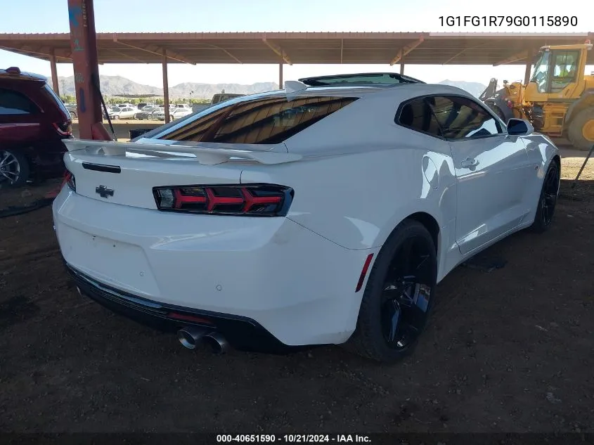 2016 Chevrolet Camaro 2Ss VIN: 1G1FG1R79G0115890 Lot: 40651590