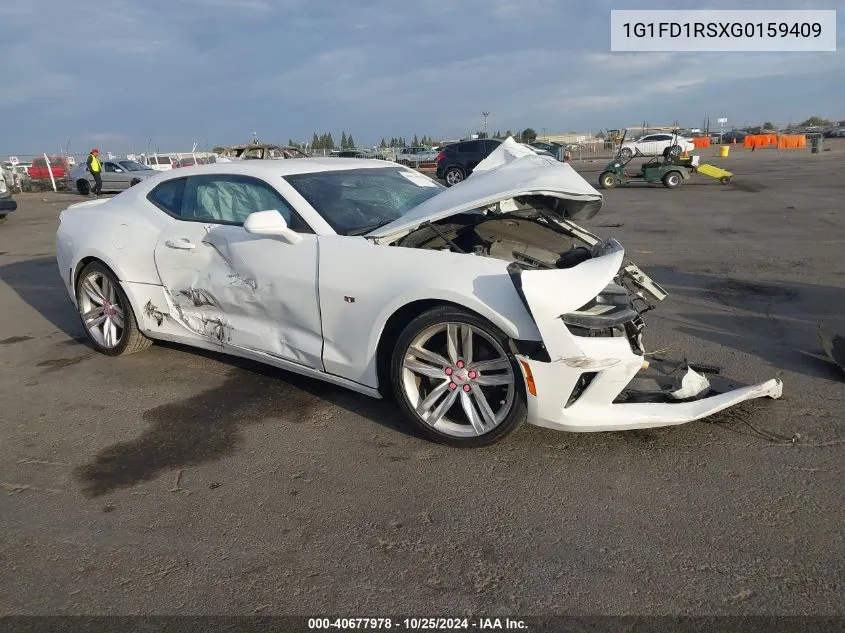 1G1FD1RSXG0159409 2016 Chevrolet Camaro 2Lt