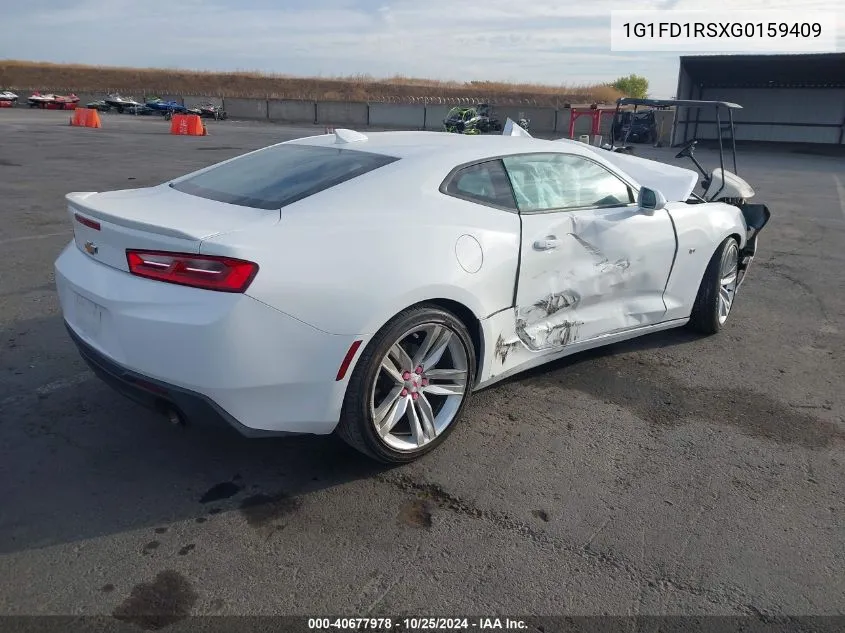 1G1FD1RSXG0159409 2016 Chevrolet Camaro 2Lt