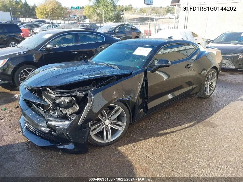 1G1FD1RS1G0144202 2016 Chevrolet Camaro 2Lt