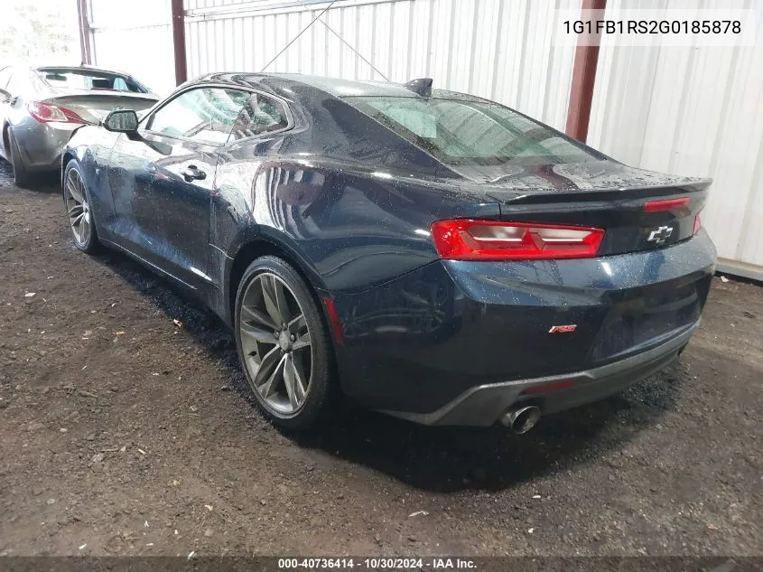 1G1FB1RS2G0185878 2016 Chevrolet Camaro 1Lt