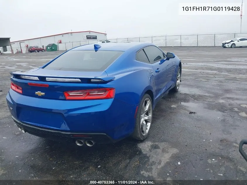 2016 Chevrolet Camaro 2Ss VIN: 1G1FH1R71G0119428 Lot: 40753365