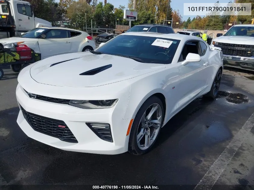 2016 Chevrolet Camaro 1Ss VIN: 1G1FF1R79G0191841 Lot: 40776198