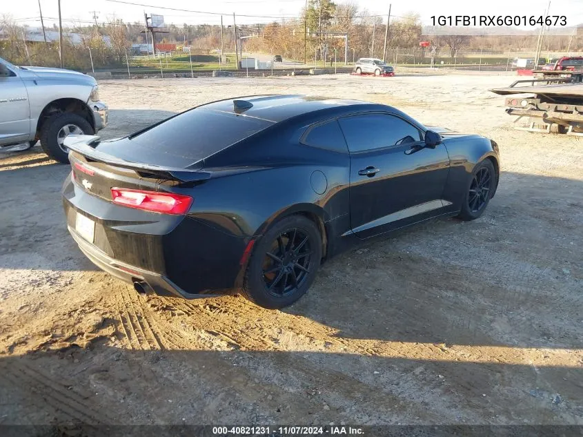 2016 Chevrolet Camaro 1Lt VIN: 1G1FB1RX6G0164673 Lot: 40821231