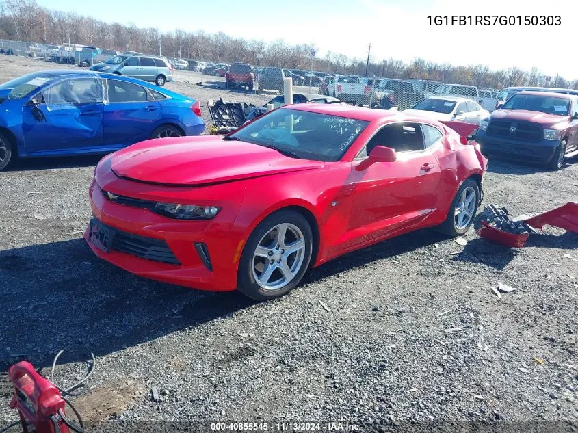 1G1FB1RS7G0150303 2016 Chevrolet Camaro 1Lt