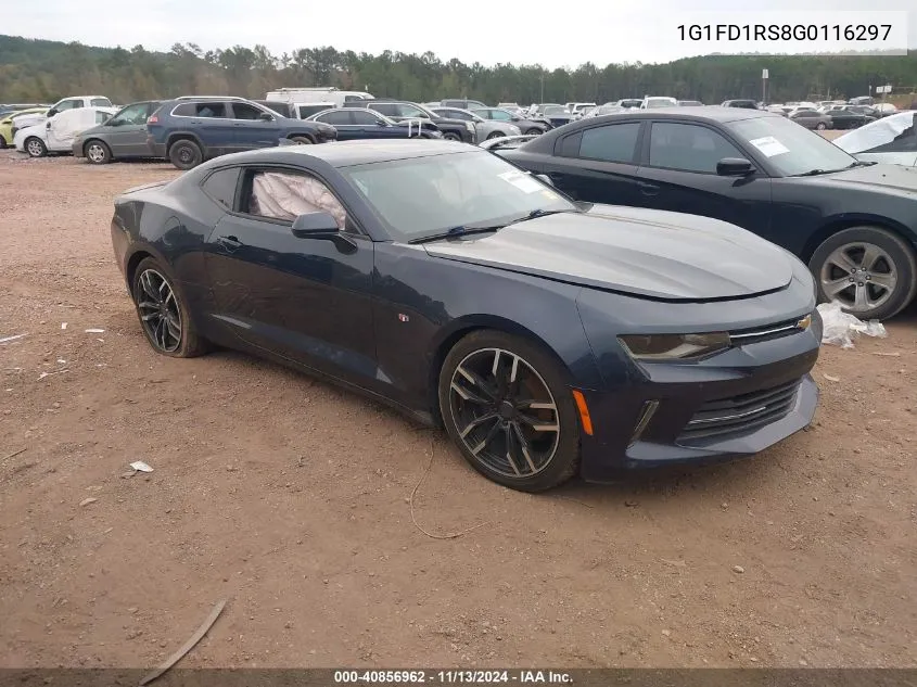 2016 Chevrolet Camaro 2Lt VIN: 1G1FD1RS8G0116297 Lot: 40856962