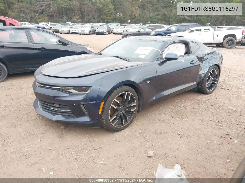 2016 Chevrolet Camaro 2Lt VIN: 1G1FD1RS8G0116297 Lot: 40856962