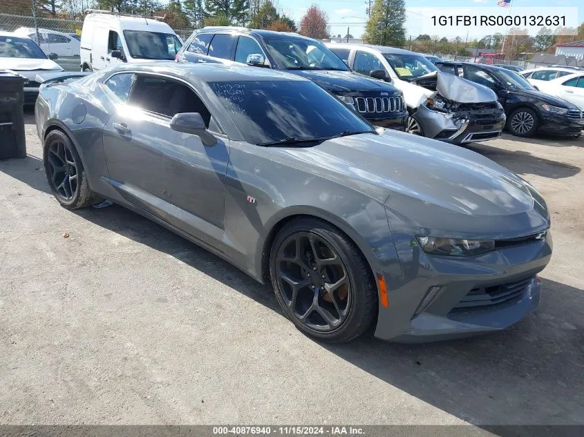 2016 Chevrolet Camaro 1Lt VIN: 1G1FB1RS0G0132631 Lot: 40876940