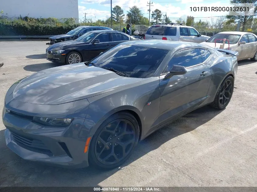 2016 Chevrolet Camaro 1Lt VIN: 1G1FB1RS0G0132631 Lot: 40876940