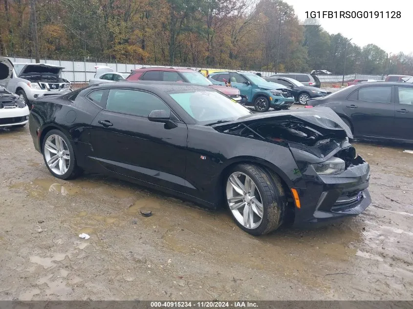 2016 Chevrolet Camaro 1Lt VIN: 1G1FB1RS0G0191128 Lot: 40915234