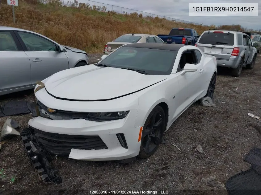 2017 Chevrolet Camaro VIN: 1G1FB1RX9H0214547 Lot: 12053316