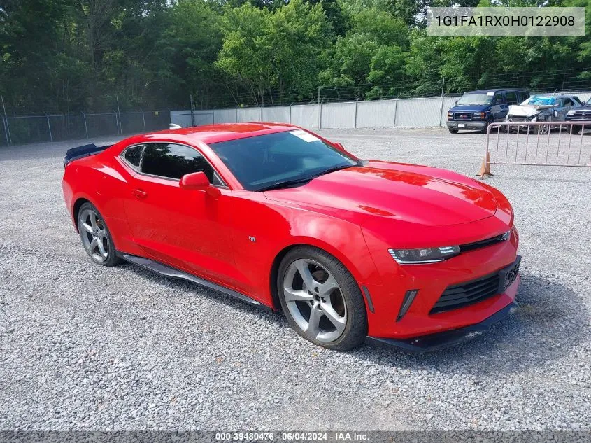 2017 Chevrolet Camaro 1Lt VIN: 1G1FA1RX0H0122908 Lot: 39480476