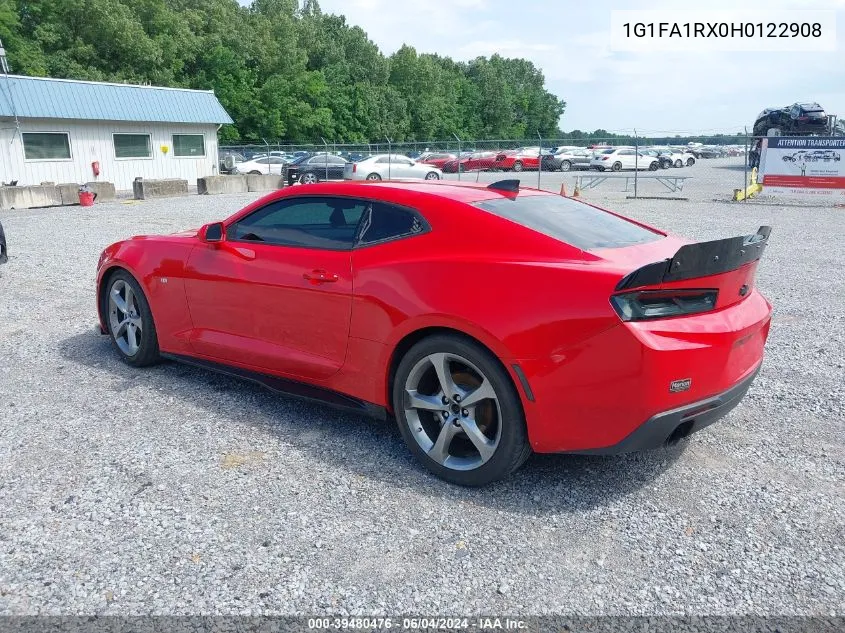 2017 Chevrolet Camaro 1Lt VIN: 1G1FA1RX0H0122908 Lot: 39480476