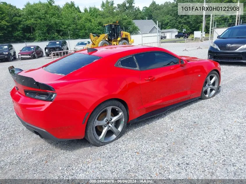 2017 Chevrolet Camaro 1Lt VIN: 1G1FA1RX0H0122908 Lot: 39480476