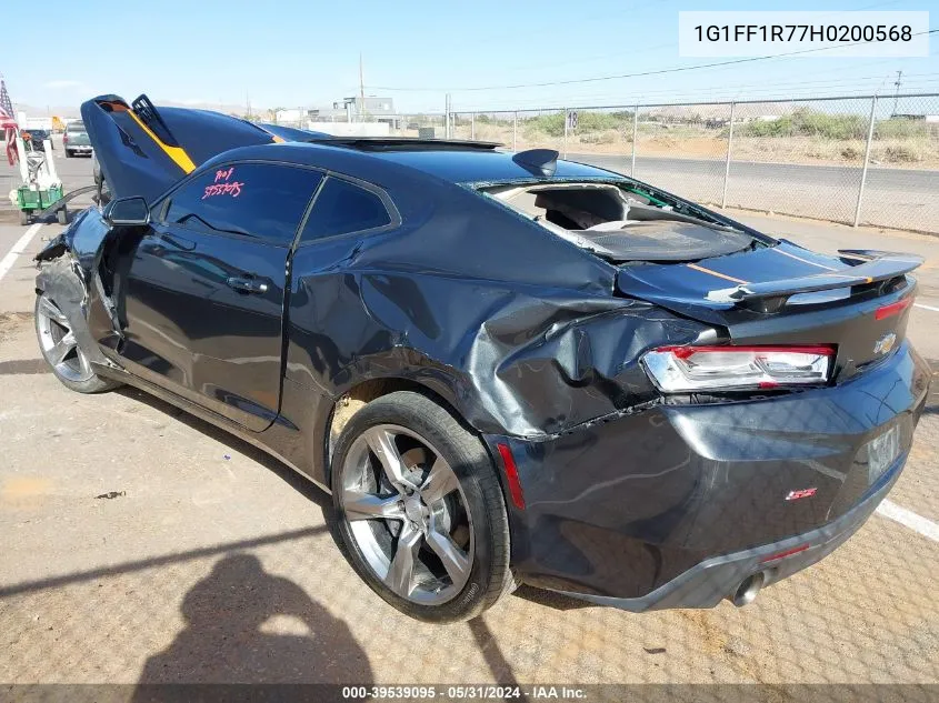 1G1FF1R77H0200568 2017 Chevrolet Camaro 1Ss