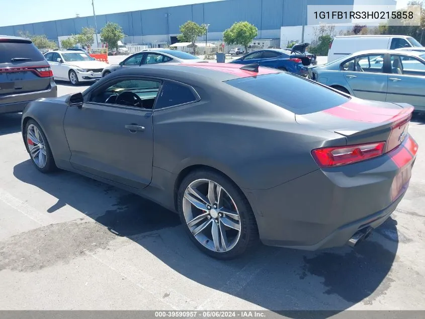 1G1FB1RS3H0215858 2017 Chevrolet Camaro 1Lt