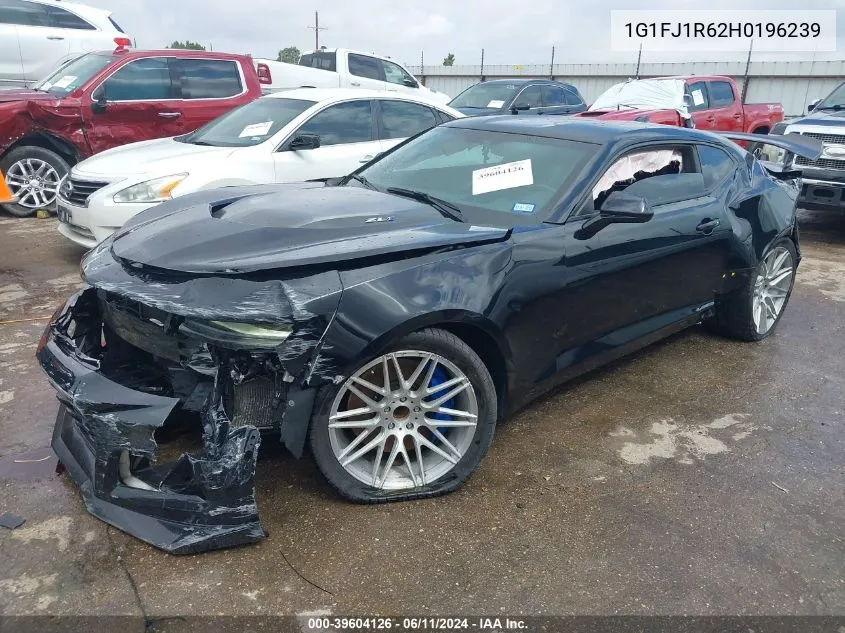 2017 Chevrolet Camaro Zl1 VIN: 1G1FJ1R62H0196239 Lot: 39604126