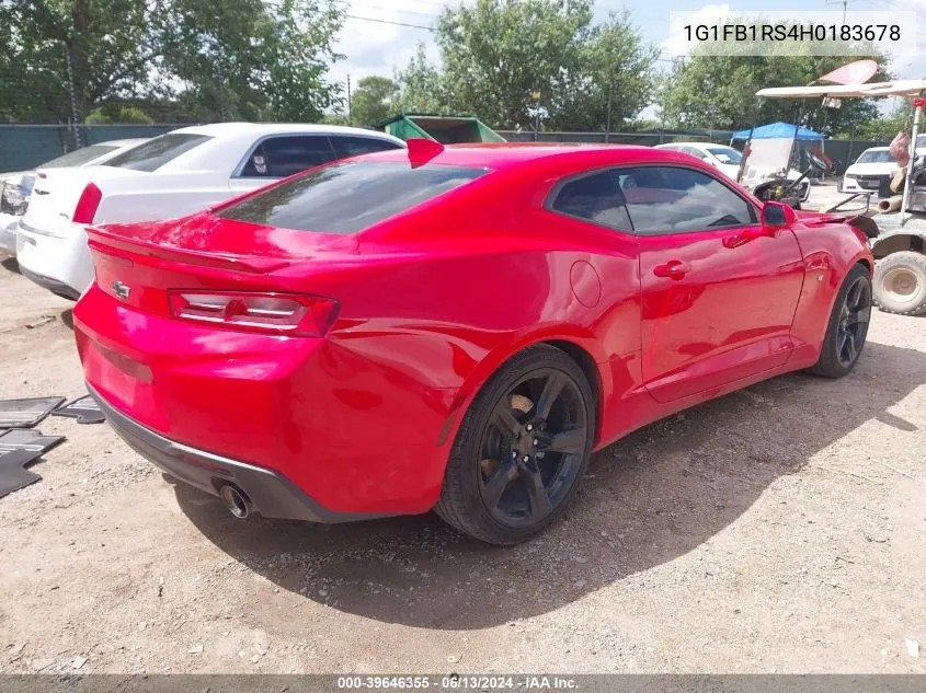 1G1FB1RS4H0183678 2017 Chevrolet Camaro 1Lt