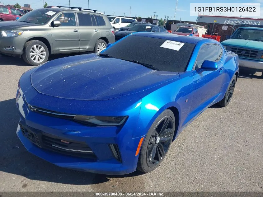 1G1FB1RS3H0126422 2017 Chevrolet Camaro 1Lt