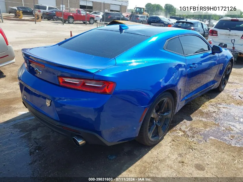 1G1FB1RS9H0172126 2017 Chevrolet Camaro 1Lt