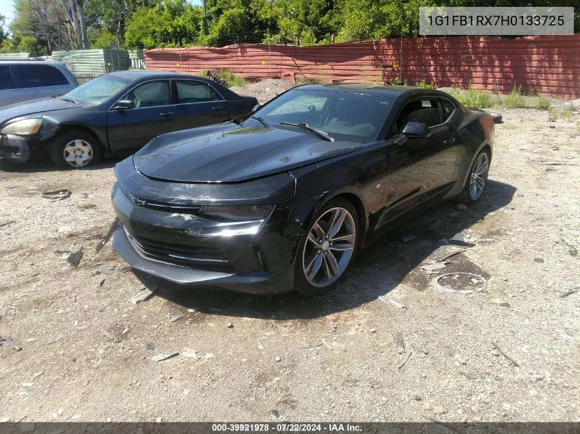 1G1FB1RX7H0133725 2017 Chevrolet Camaro 1Lt