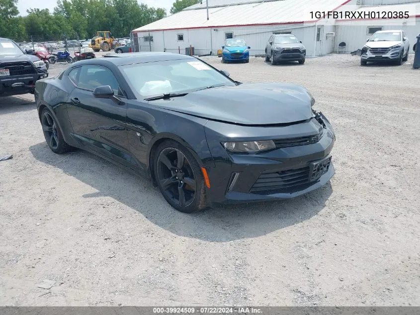 1G1FB1RXXH0120385 2017 Chevrolet Camaro 1Lt