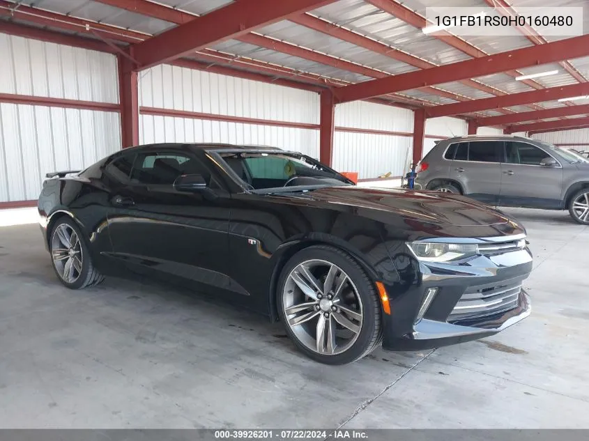 2017 Chevrolet Camaro 1Lt VIN: 1G1FB1RS0H0160480 Lot: 39926201