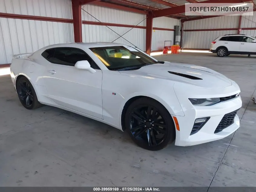 2017 Chevrolet Camaro 1Ss VIN: 1G1FE1R71H0104857 Lot: 39959169