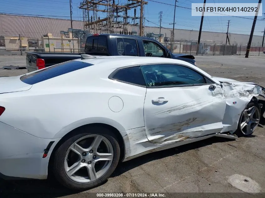 1G1FB1RX4H0140292 2017 Chevrolet Camaro 1Lt