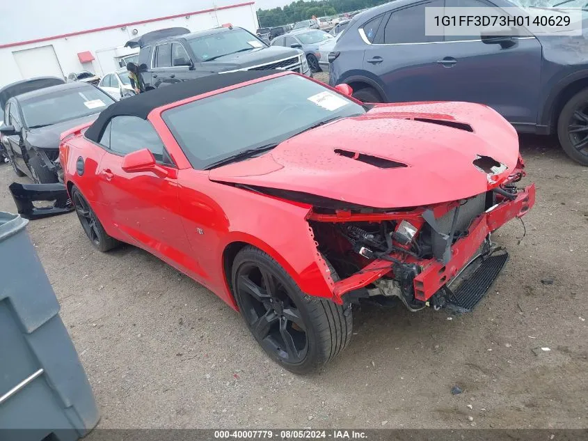 1G1FF3D73H0140629 2017 Chevrolet Camaro 1Ss