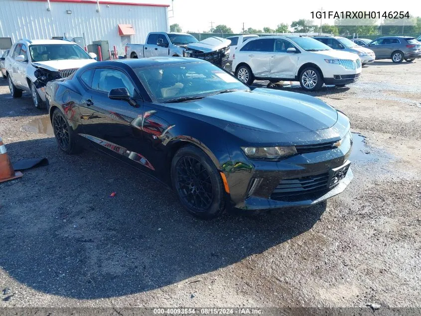 2017 Chevrolet Camaro 1Lt VIN: 1G1FA1RX0H0146254 Lot: 40093554