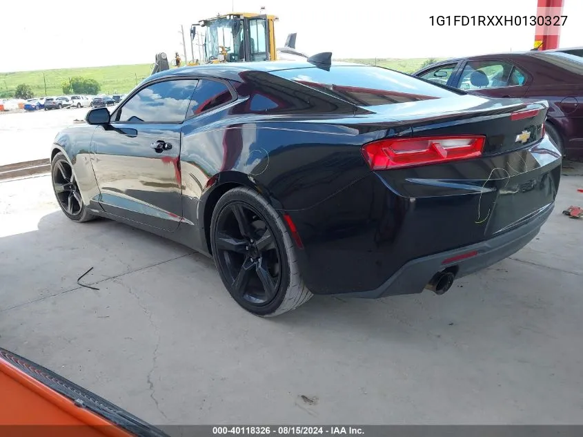 1G1FD1RXXH0130327 2017 Chevrolet Camaro 2Lt