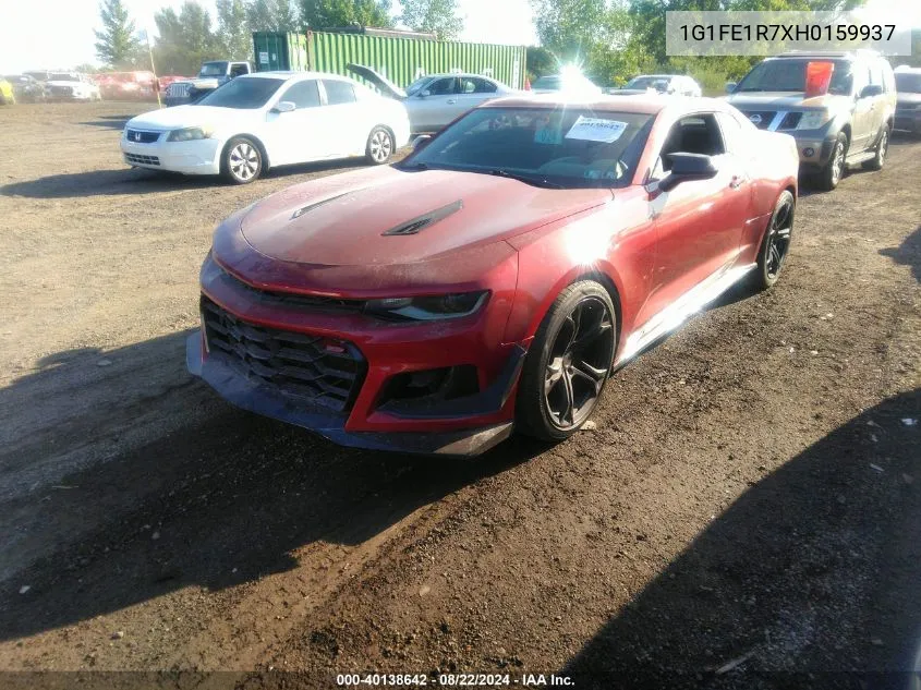 1G1FE1R7XH0159937 2017 Chevrolet Camaro 1Ss