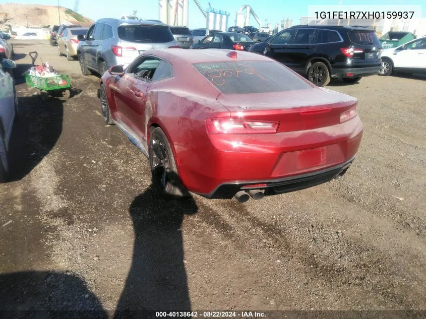 2017 Chevrolet Camaro 1Ss VIN: 1G1FE1R7XH0159937 Lot: 40138642