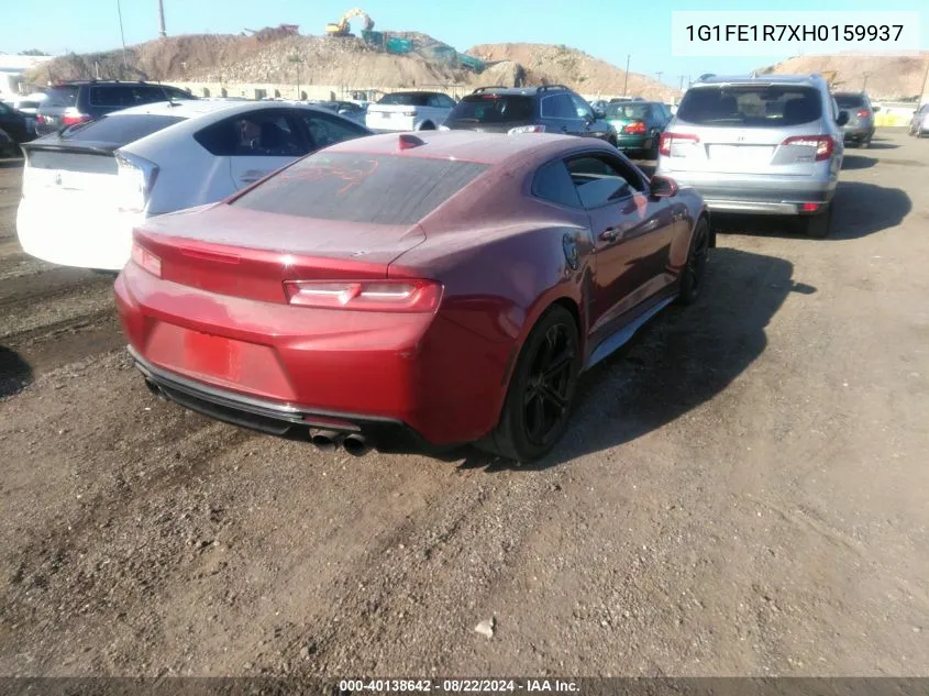 1G1FE1R7XH0159937 2017 Chevrolet Camaro 1Ss