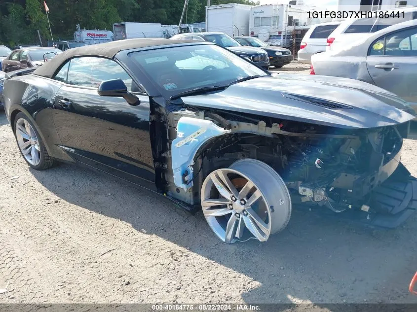 1G1FG3D7XH0186441 2017 Chevrolet Camaro 2Ss