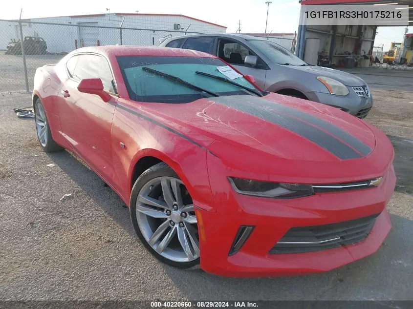 2017 Chevrolet Camaro 1Lt VIN: 1G1FB1RS3H0175216 Lot: 40220660