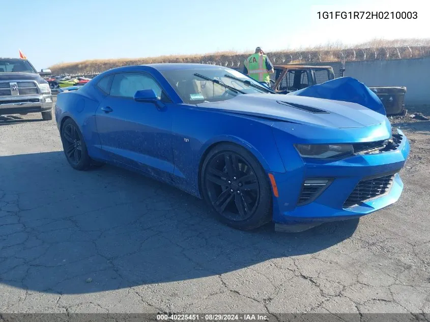 2017 Chevrolet Camaro 2Ss VIN: 1G1FG1R72H0210003 Lot: 40225451