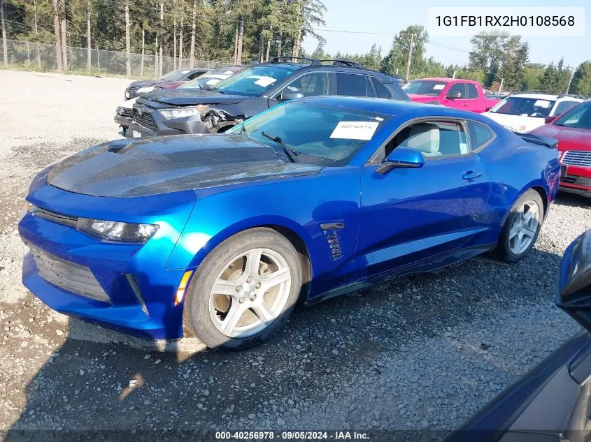 1G1FB1RX2H0108568 2017 Chevrolet Camaro 1Lt