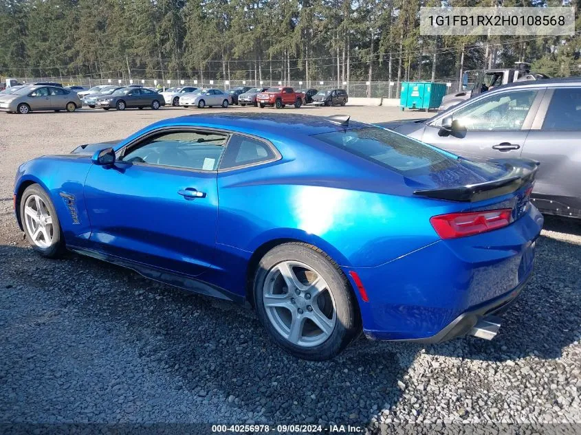 1G1FB1RX2H0108568 2017 Chevrolet Camaro 1Lt