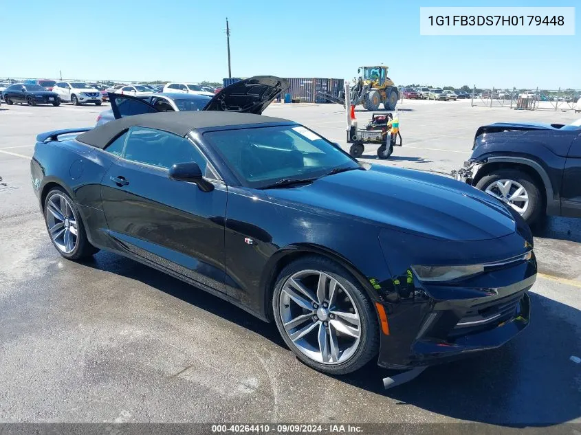 2017 Chevrolet Camaro 1Lt VIN: 1G1FB3DS7H0179448 Lot: 40264410