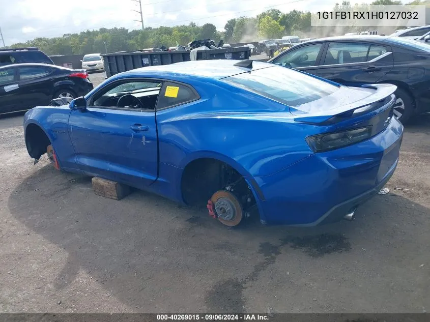 1G1FB1RX1H0127032 2017 Chevrolet Camaro 1Lt