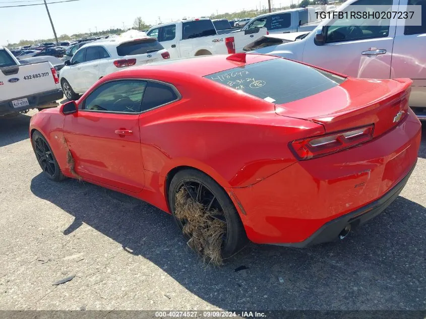 2017 Chevrolet Camaro 1Lt VIN: 1G1FB1RS8H0207237 Lot: 40274527